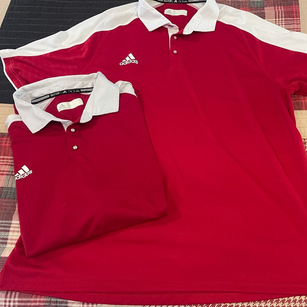 Men’s Adidas polos (lot of 2)